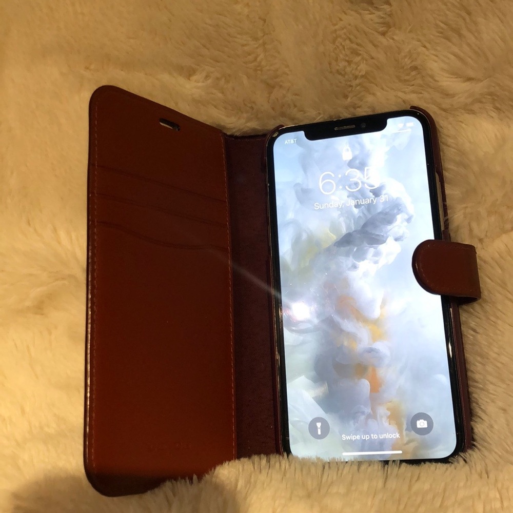 Original IPhone X Folio In Signature Canvas!